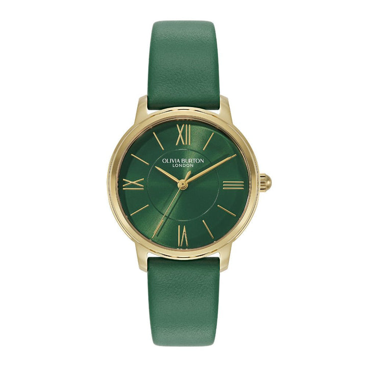 Olivia Burton Gold Westbourne Green Leather Watch - MococoOlivia Burton240003527613272671767Watch