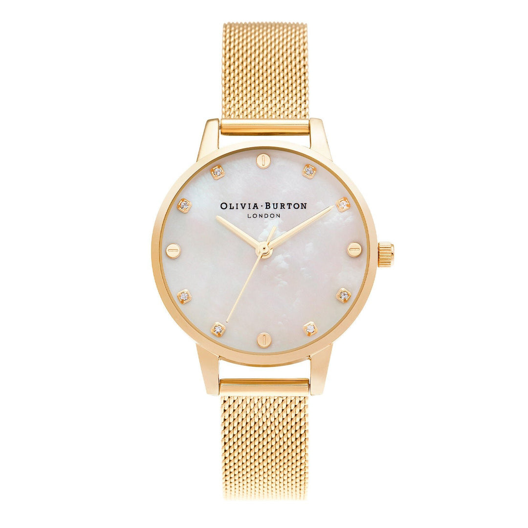 Olivia Burton Mother of Pearl Dial Boucle Strap Gold Watch - MococoOlivia BurtonOB16SE087613272413213Watches and Accessories