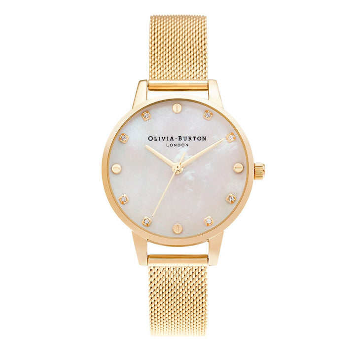 Olivia Burton Mother of Pearl Dial Boucle Strap Gold Watch - MococoOlivia BurtonOB16SE087613272413213Watches and Accessories
