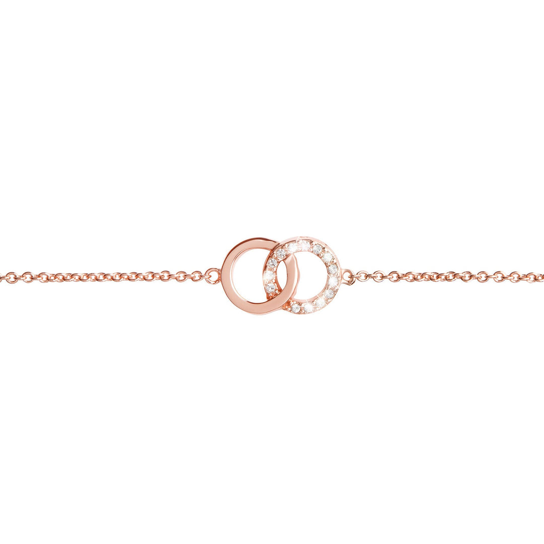 Olivia Burton Rose Gold Bejewelled Interlink Chain Bracelet - MococoOlivia BurtonOBJCOB089010612120012Bracelets