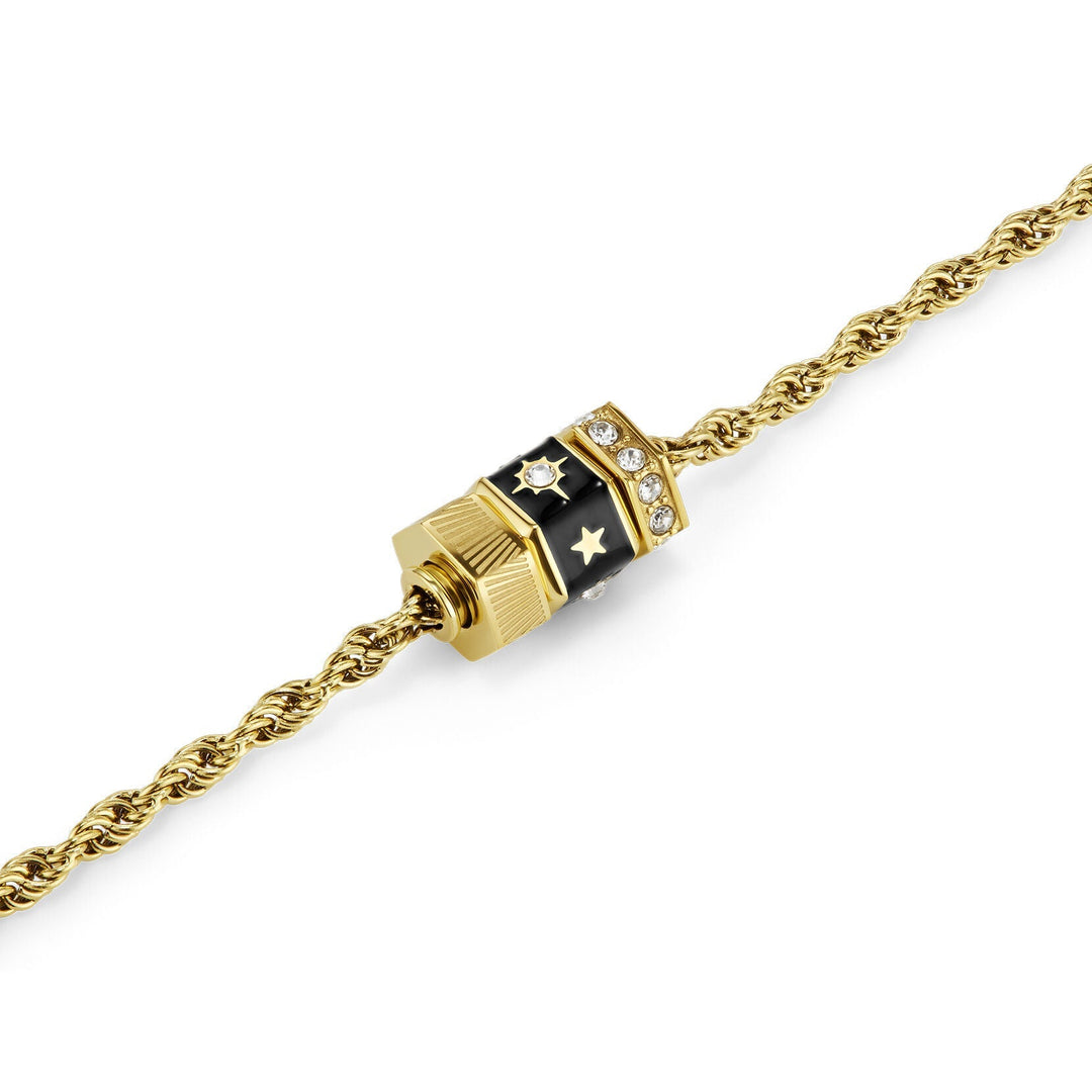 Olivia Burton Signature Black &amp; Gold Plated Bead Charm Bracelet North Star - MococoOlivia Burton24100449Bracelets