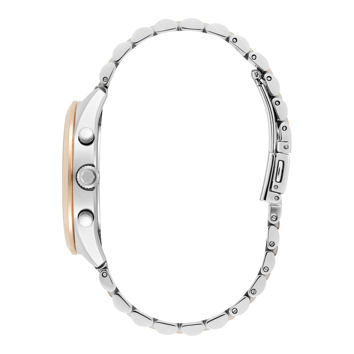 Olivia Burton Silver & Carnation City Classic White Dial Watch - MococoOlivia Burton240001917613272610407Watches and Accessories
