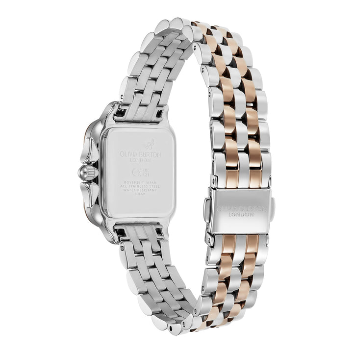 Olivia Burton Silver & Carnation Grosvenor White Dial Watch - MococoOlivia Burton240001257613272585712Watches and Accessories