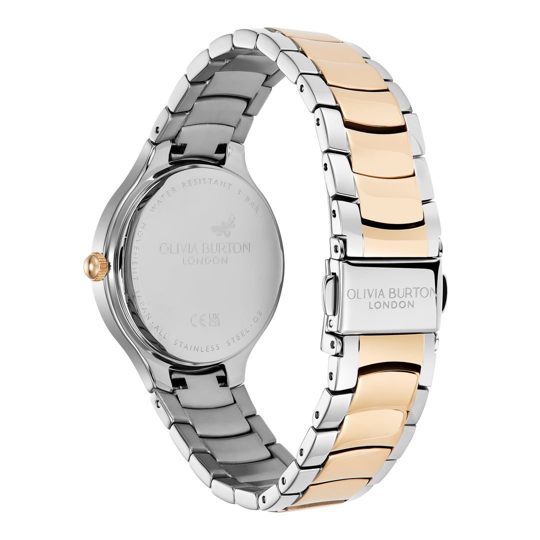 Olivia Burton Silver & Carnation Lea White Dial Watch - MococoOlivia Burton240002117613272610605Watches and Accessories