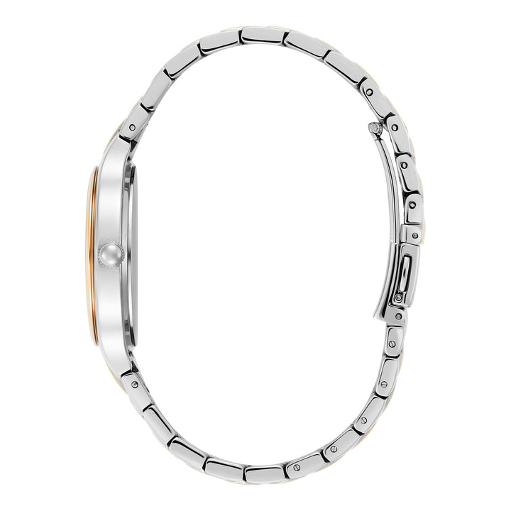 Olivia Burton Silver & Carnation Lea White Dial Watch - MococoOlivia Burton240002117613272610605Watches and Accessories