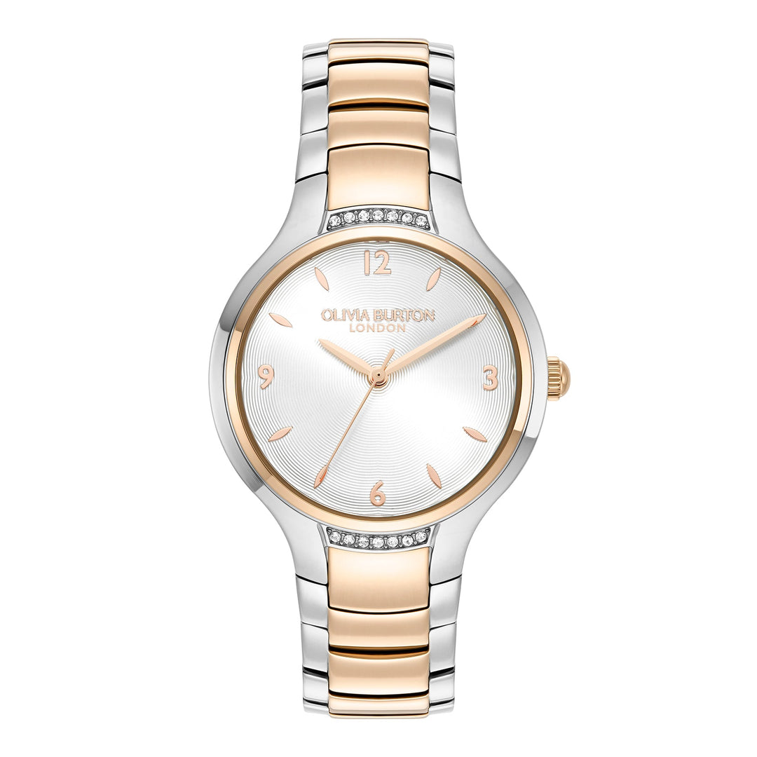 Olivia Burton Silver & Carnation Lea White Dial Watch - MococoOlivia Burton240002117613272610605Watches and Accessories