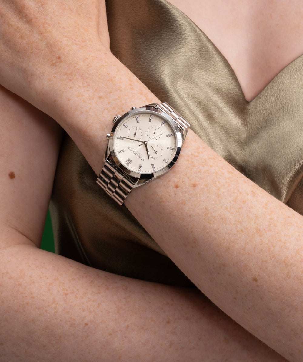 Olivia Burton Silver City Classic White Dial Watch - MococoOlivia Burton240001887613272610377Watches and Accessories