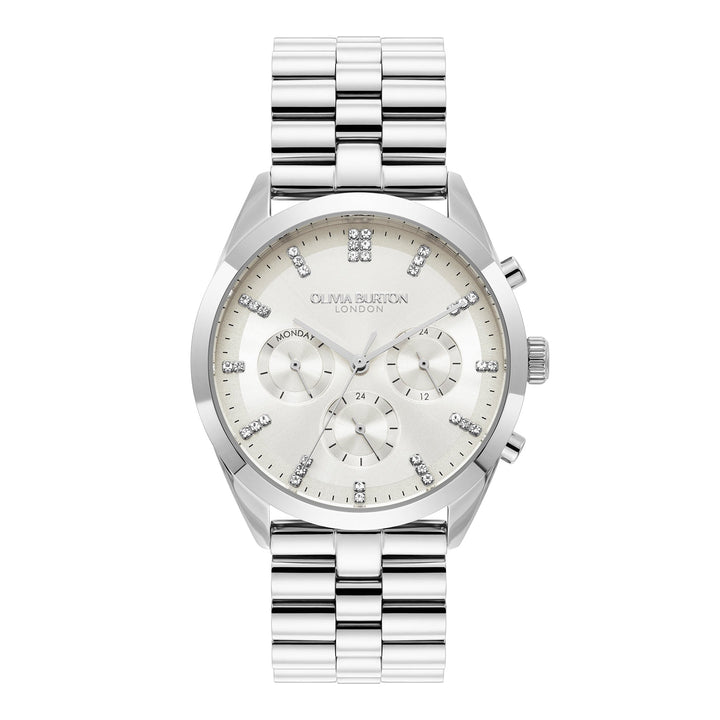 Olivia Burton Silver City Classic White Dial Watch - MococoOlivia Burton240001887613272610377Watches and Accessories