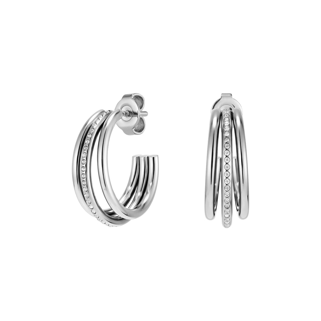 Olivia Burton Silver Ever Stacked Hoop Earrings - MococoOlivia Burton241002947613272611428Earrings