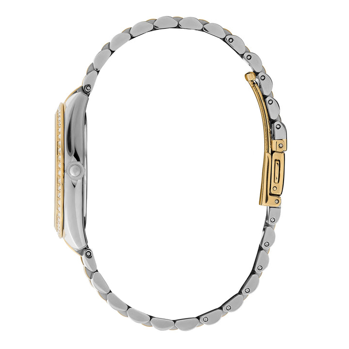 Olivia Burton Silver & Gold Forest Green Sunray Dial Watch - MococoOlivia Burton240001377613272585835Watches and Accessories
