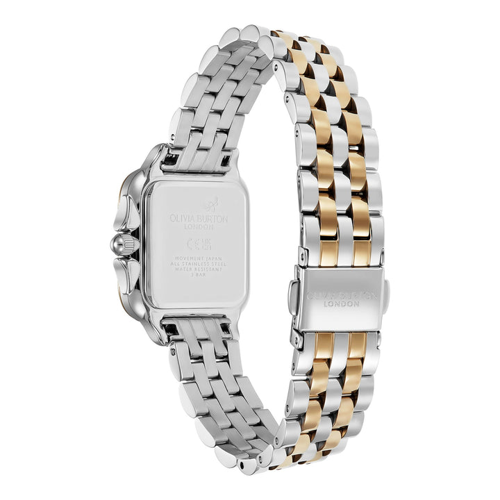 Olivia Burton Silver & Gold Grosvenor Black Dial Watch - MococoOlivia Burton240001247613272585705Watches and Accessories