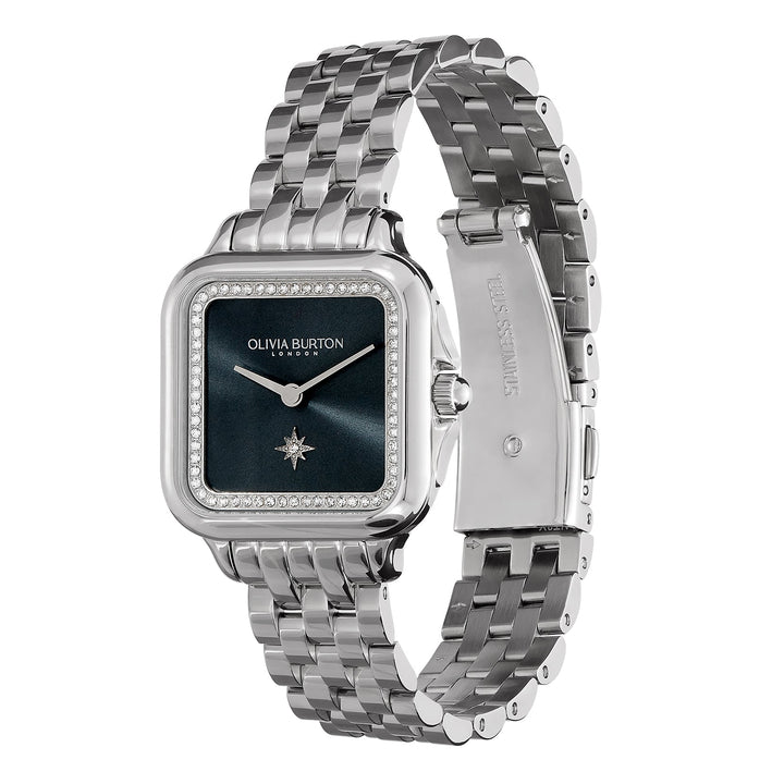 Olivia Burton Silver Grosvenor Square Dial Watch - MococoOlivia Burton240000837613272561563Watches and Accessories