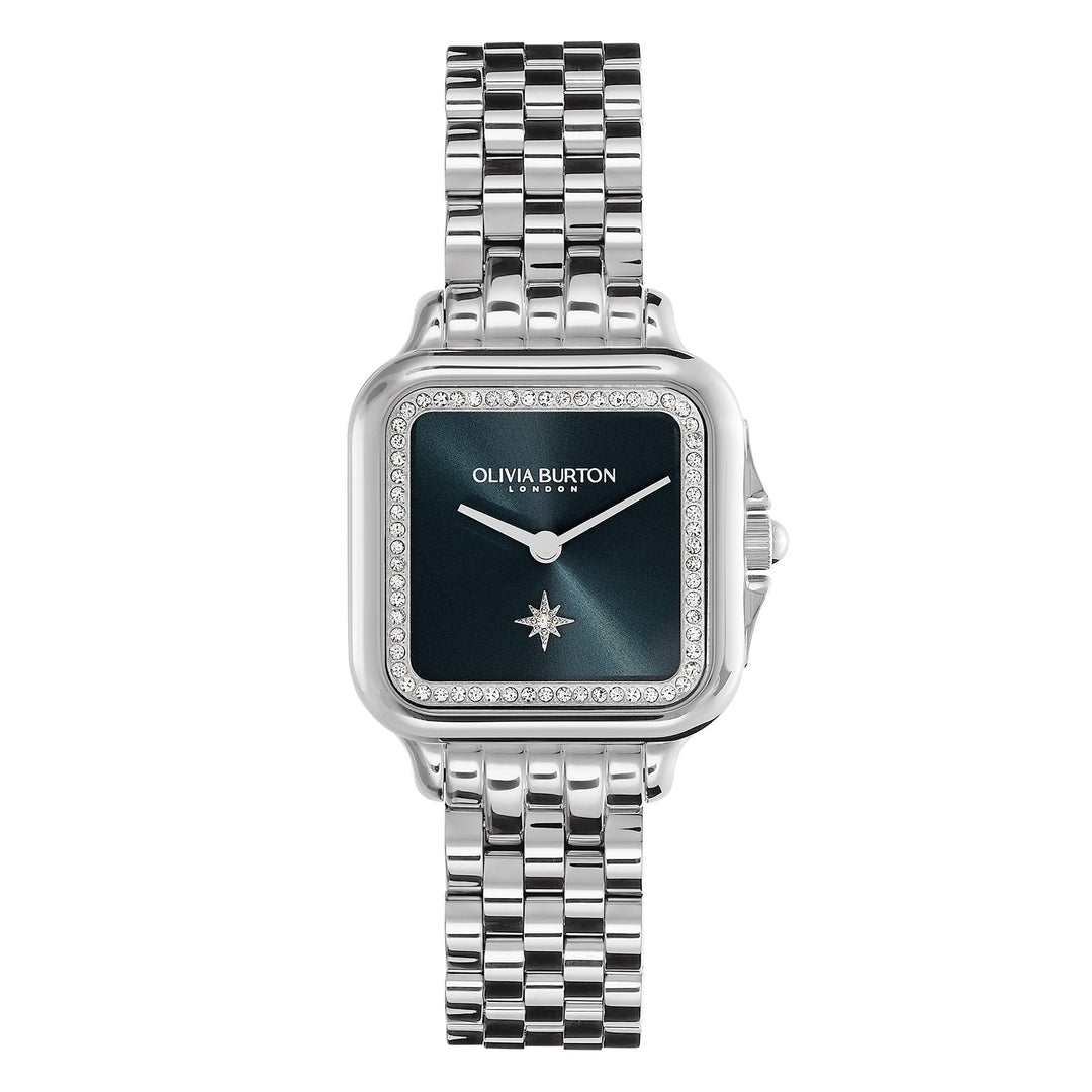 Olivia Burton Silver Grosvenor Square Dial Watch - MococoOlivia Burton240000837613272561563Watches and Accessories