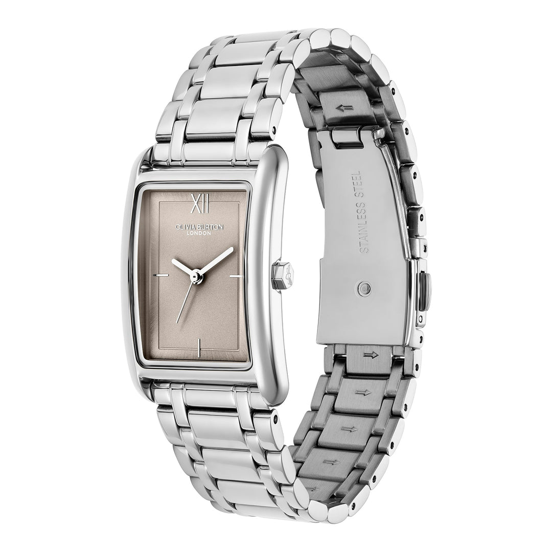 Olivia Burton Silver Grove White Dial Watch - MococoOlivia Burton240001947613272610438Watches and Accessories