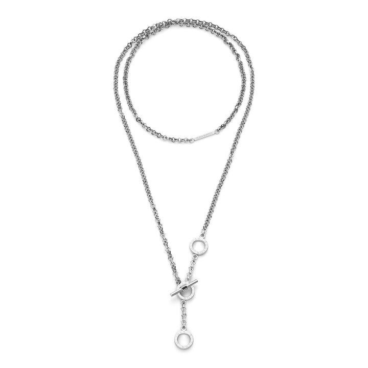 Olivia Burton Silver Honeycomb Toggle Necklace - MococoOlivia Burton241002707613272611183Necklaces