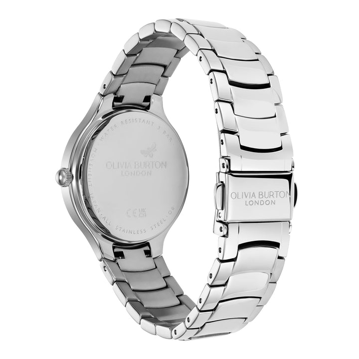 Olivia Burton Silver Lea Pink Dial Watch - MococoOlivia Burton240002087613272610575Watches and Accessories