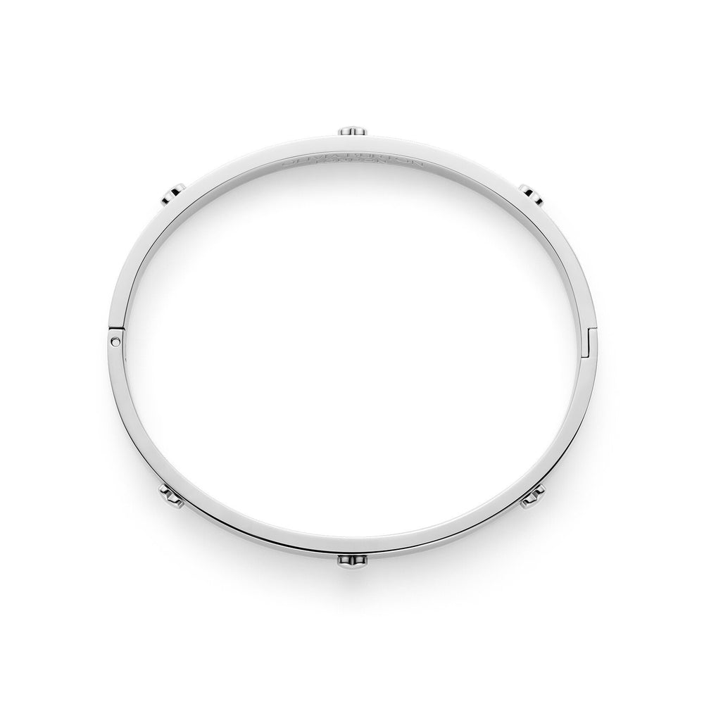 Olivia Burton Silver Mini Hearts Bangle - MococoOlivia Burton24100465Bracelets