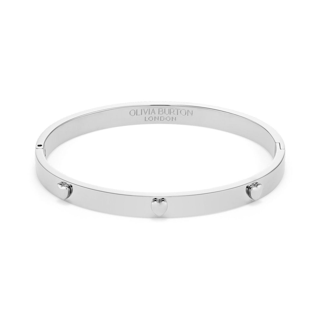 Olivia Burton Silver Mini Hearts Bangle - MococoOlivia Burton24100465Bracelets