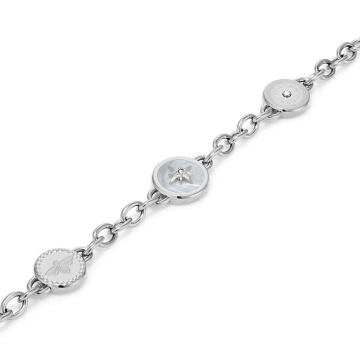 Olivia Burton Silver North Star and Bee Charm Bracelet - MococoOlivia Burton24100333Bracelets