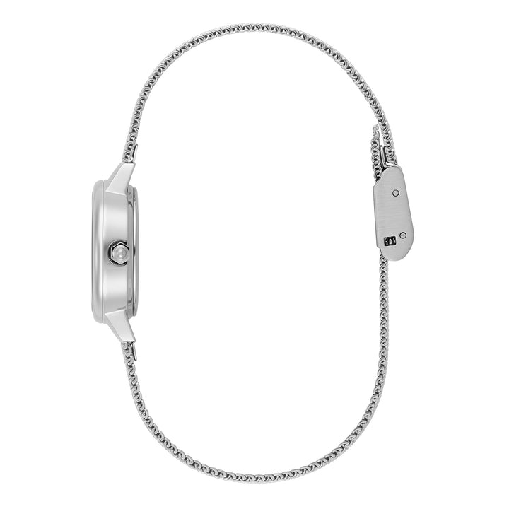 Olivia Burton Silver Primrose Dial Mesh Watch - MococoOlivia Burton24000244Watches and Accessories