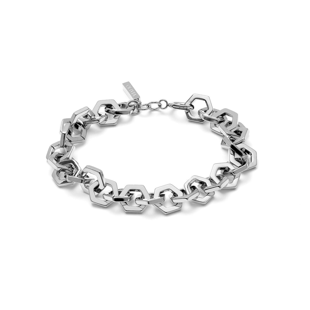 Olivia Burton Silver Signature Honeycomb Link Bracelet - MococoOlivia Burton241000907613272562102Bracelets