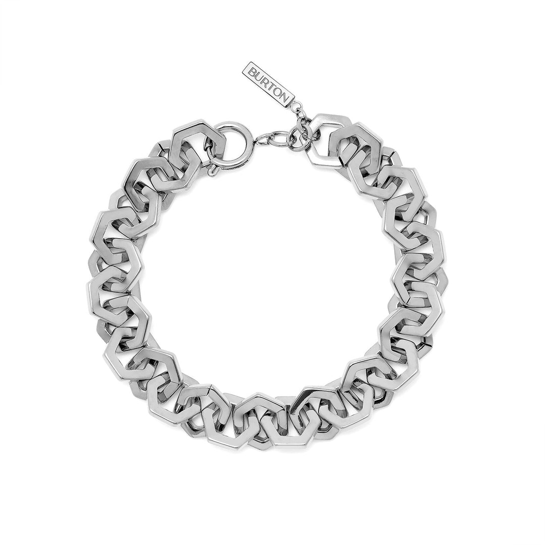 Olivia Burton Silver Signature Honeycomb Link Bracelet - MococoOlivia Burton241000907613272562102Bracelets