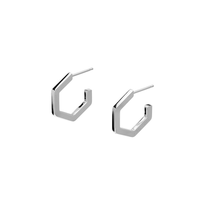 Olivia Burton Silver Small Honeycomb Hoop Earrings - MococoOlivia Burton241001497613272586160Earrings