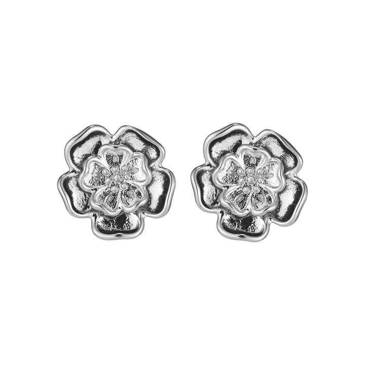 Olivia Burton Silver Tudor Rose Flower Stud Earrings - MococoOlivia Burton241002577613272611039Earrings