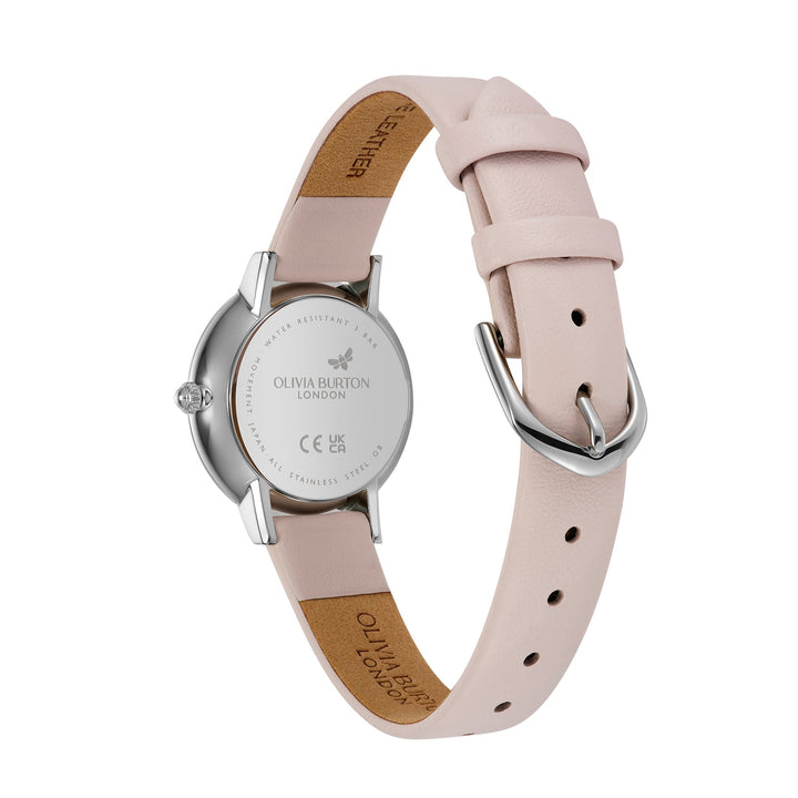 Olivia Burton Silver Ultra Slim Honeycomb Primrose Dial Watch - MococoOlivia Burton24000270Watches and Accessories