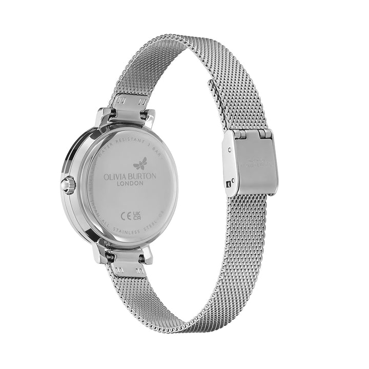 Olivia Burton Silver Vintage Bead Sunray Dial Watch - MococoOlivia Burton240001607613272586061Watches and Accessories