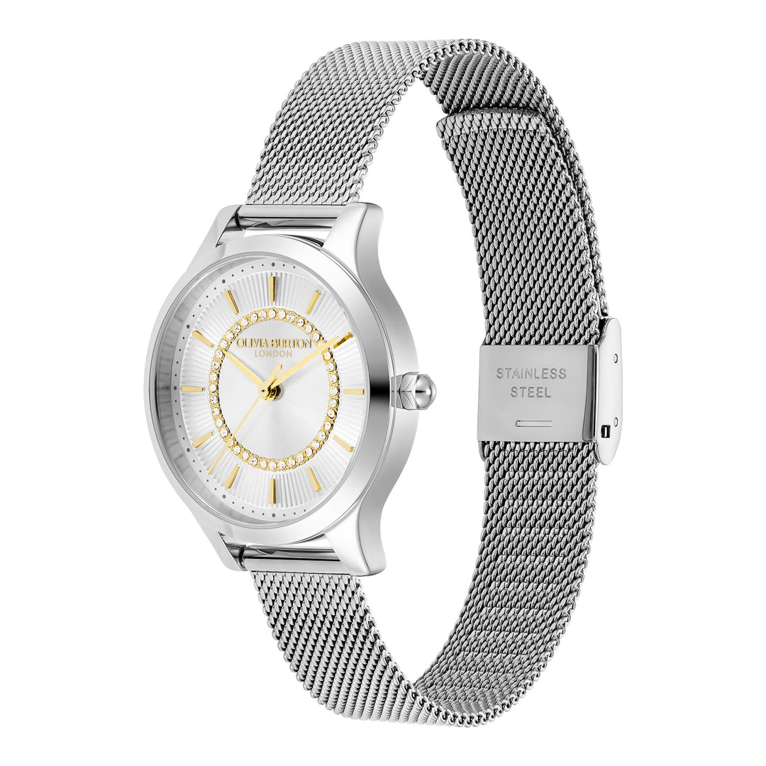 Olivia Burton Silver Wonderlust White Dial Watch - MococoOlivia Burton240002127613272618359Watches and Accessories