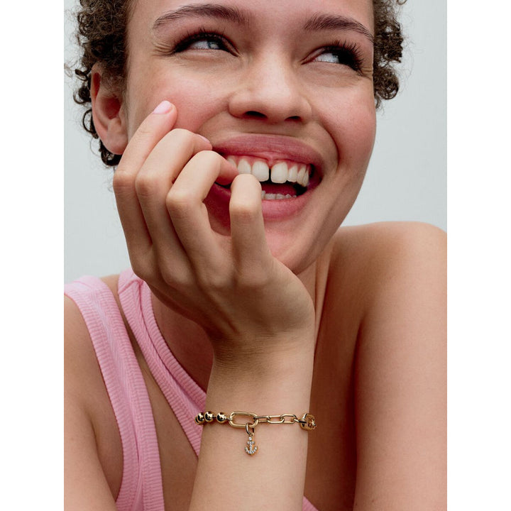 Pandora 14K Gold Plated Anchor Mini Dangle Charm Image 3