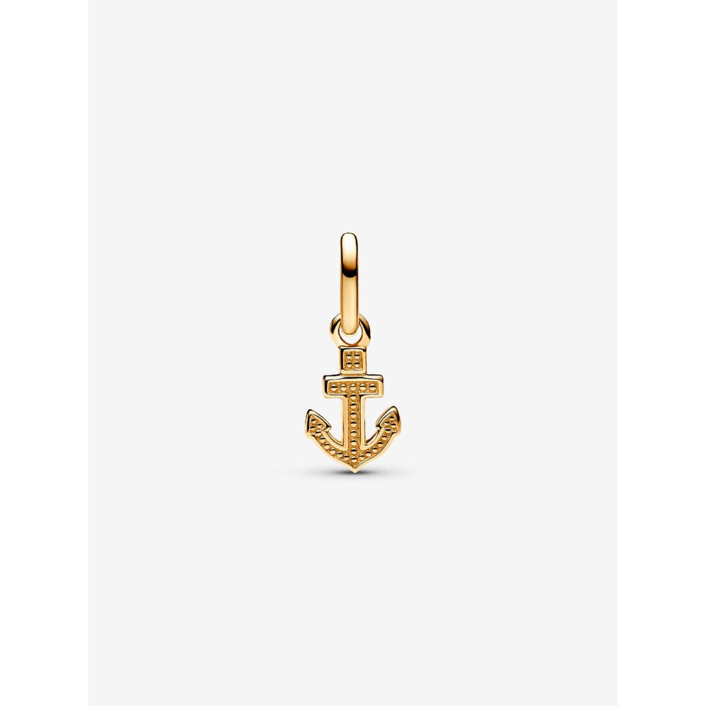 Pandora 14K Gold Plated Anchor Mini Dangle Charm Image 5
