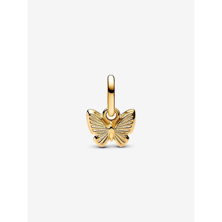 Pandora 14K Gold Plated Blue Butterfly Mini Dangle Charm Image 6
