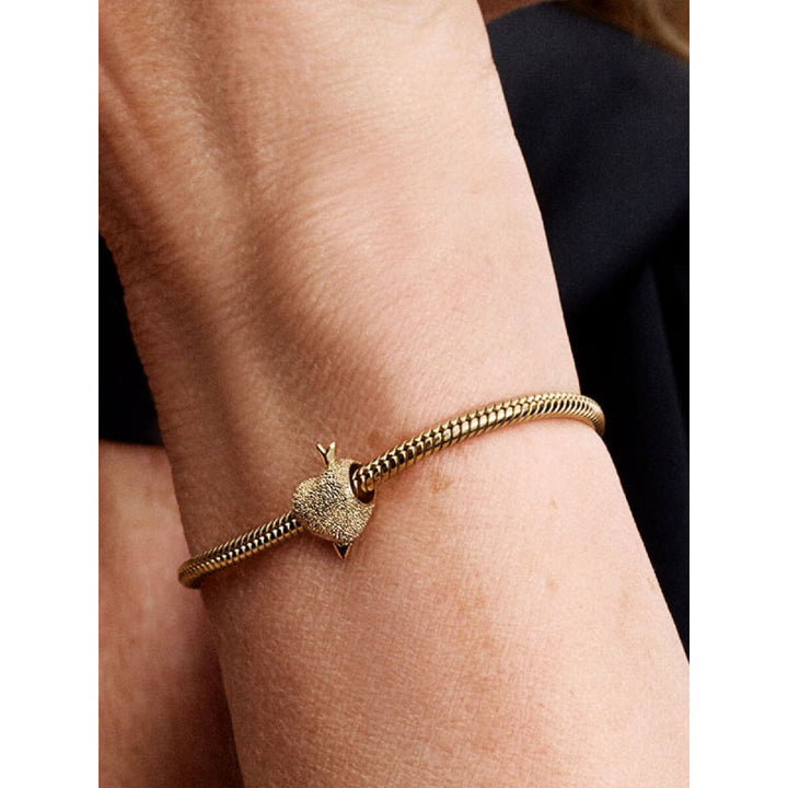 Pandora 14K Gold Plated Cupid Heart Charm Image 2