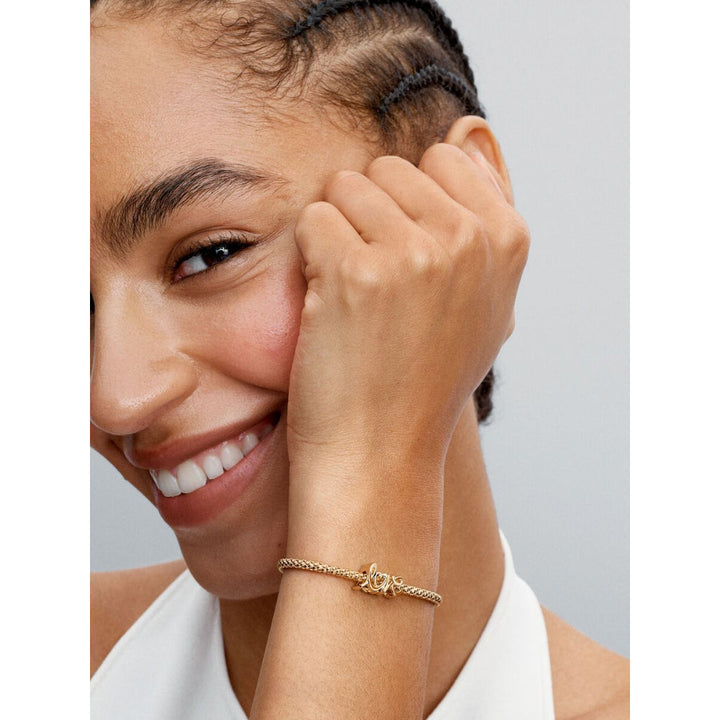 Pandora 14K Gold Plated Handwritten Love Charm Image 3