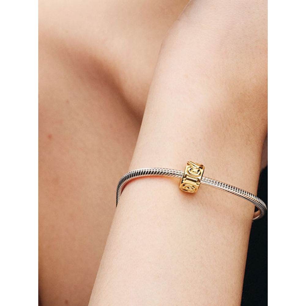 Pandora 14K Gold Plated Knotted Hearts Clip Charm Image 2