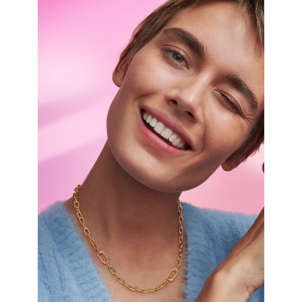 Pandora 14K Gold Plated Me Small - Link Chain Necklace Image 3