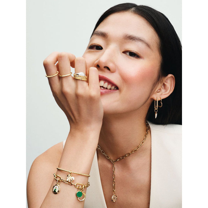 Pandora 14K Gold Plated Me Small - Link Chain Necklace Image 4