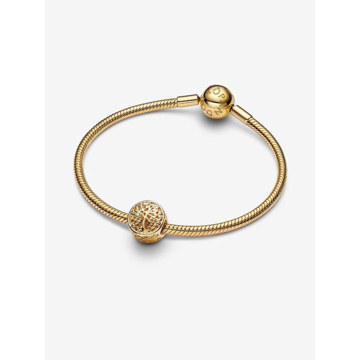 Pandora 14K Gold Plated Openwork Family Roots Charm Image 3