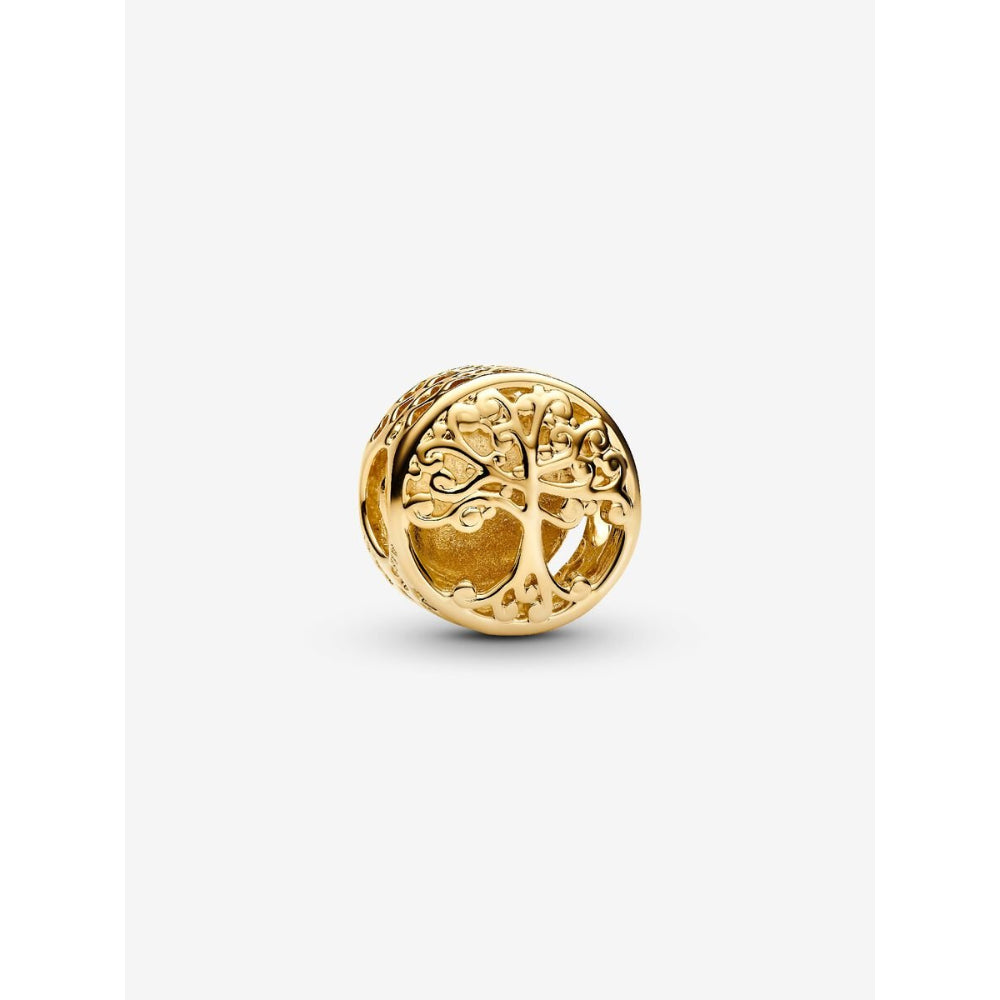 Pandora 14K Gold Plated Openwork Family Roots Charm Image 1