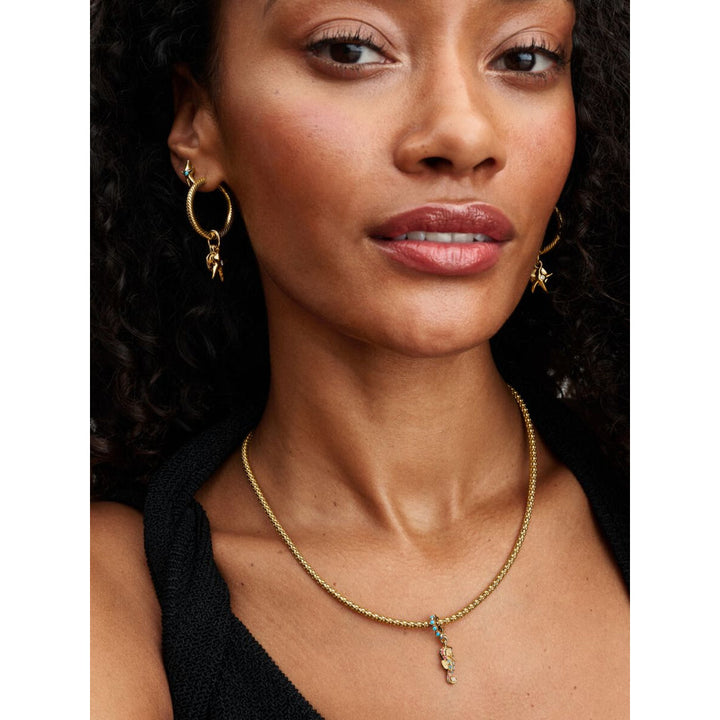 Pandora 14K Gold Plated Seahorse Dangle Charm Image 4