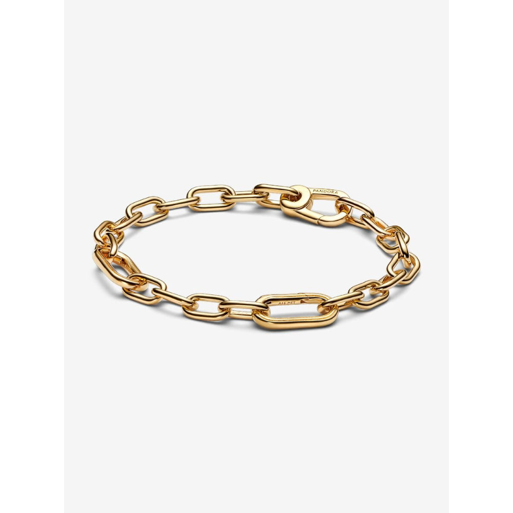 Pandora 14K Gold Plated Small - Link Chain Bracelet Image 1