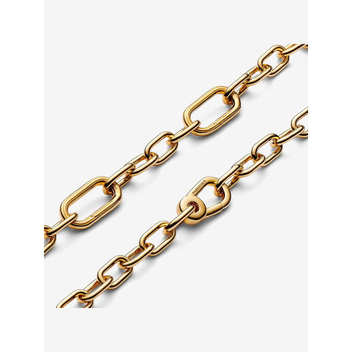 Pandora 14K Gold Plated Small - Link Chain Bracelet Image 5