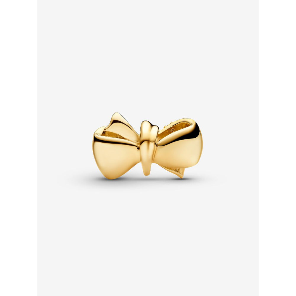 Pandora 14K Gold Plated Sparkling Bow Charm Image 4