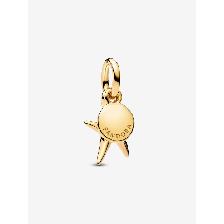 Pandora 14K Gold Plated Starfish Double Dangle Charm Image 5