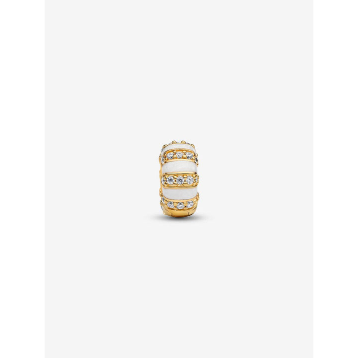 Pandora 14K Gold Plated Stones & Enamel Clip Charm Image 6
