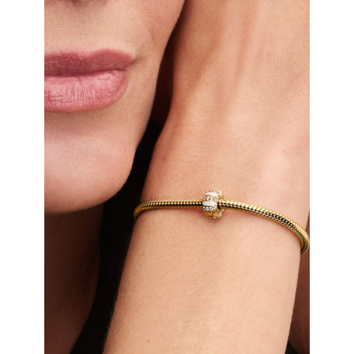 Pandora 14K Gold Plated Stones & Enamel Clip Charm Image 2