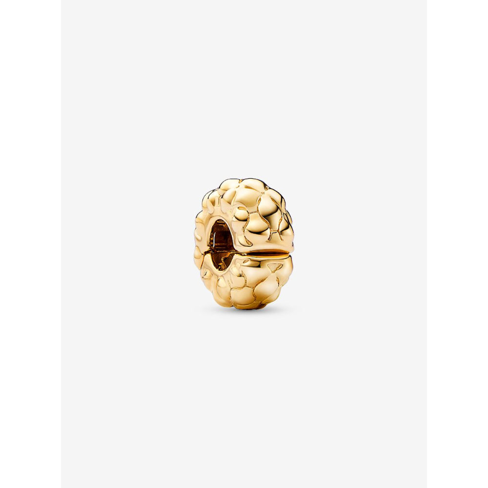 Pandora 14K Gold Plated Studded Clip Charm Image 1