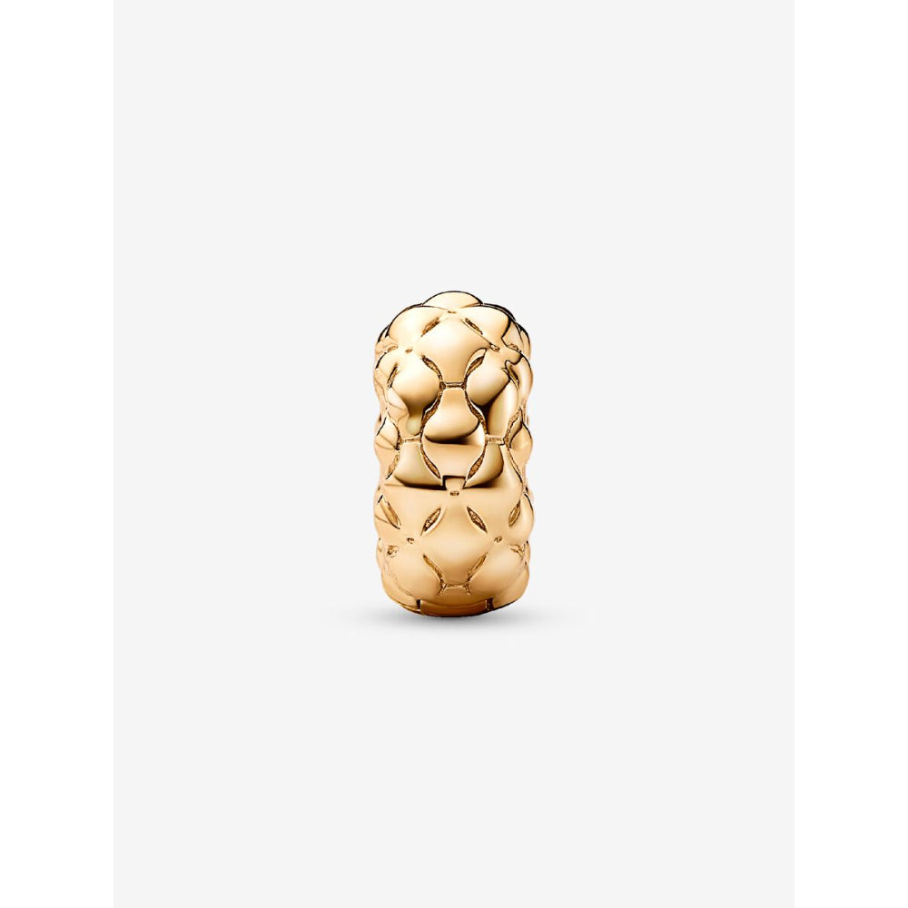 Pandora 14K Gold Plated Studded Clip Charm Image 5